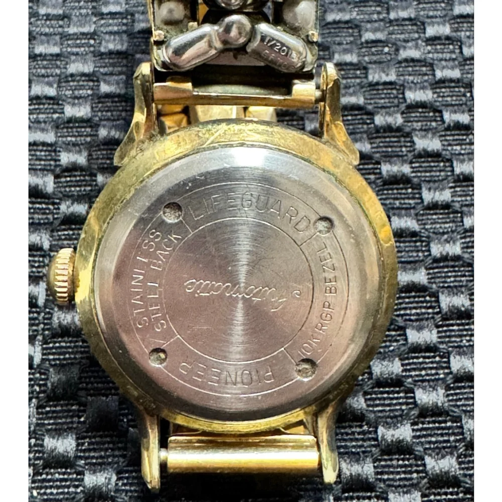 Winston 17 Jewels Vintage Incabloc automatic watch 10 KT RGP